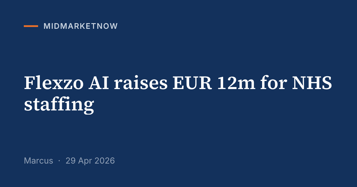 Flexzo AI raises EUR 12m led by Octopus Ventures | MidMarketNow